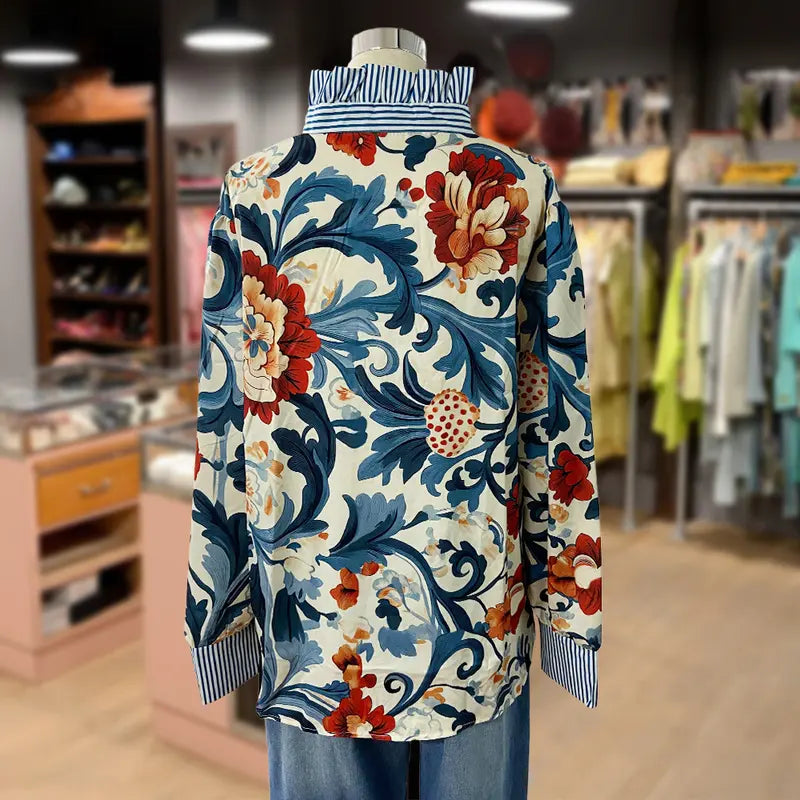Elowen | Vintage Floral Blouse