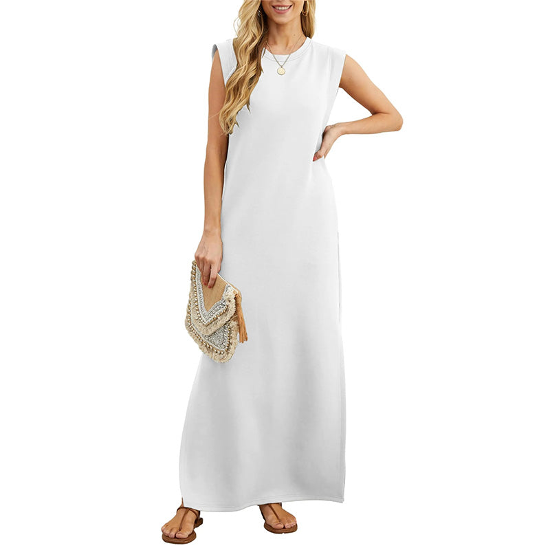 Therese | Minimalist Sleeveless Maxi Dress
